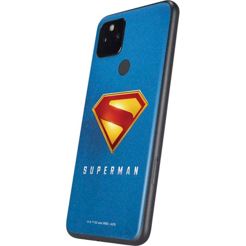 Superman 2025 Classic Superman Shield Emblem Google Pixel 5a Skin